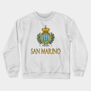 San Marino - Coat of Arms Design Crewneck Sweatshirt